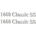 1660 Classic SS Silver Boat Decal (Pair) U7317