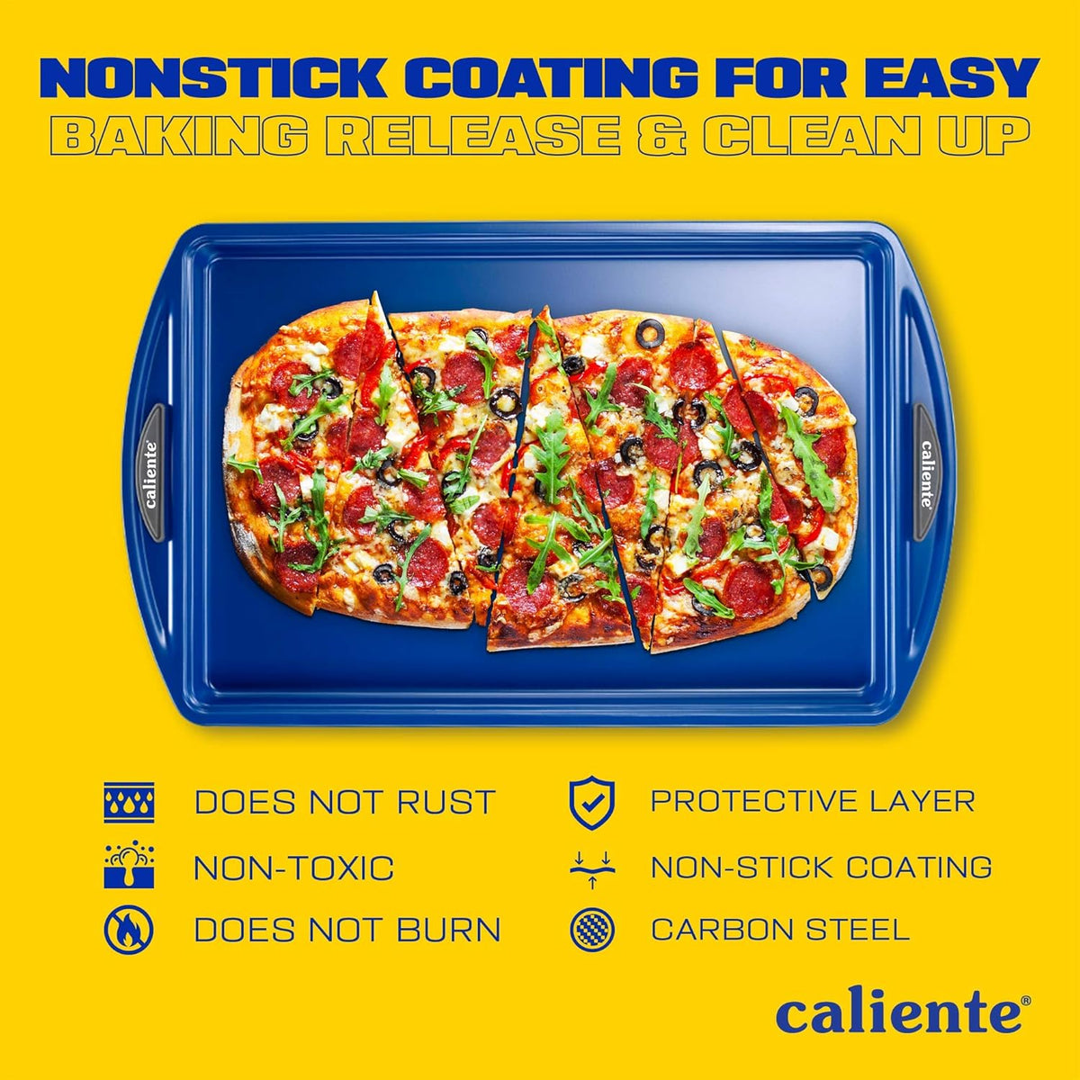 Nonstick Carbon Steel Bakeware Set of 8 G331