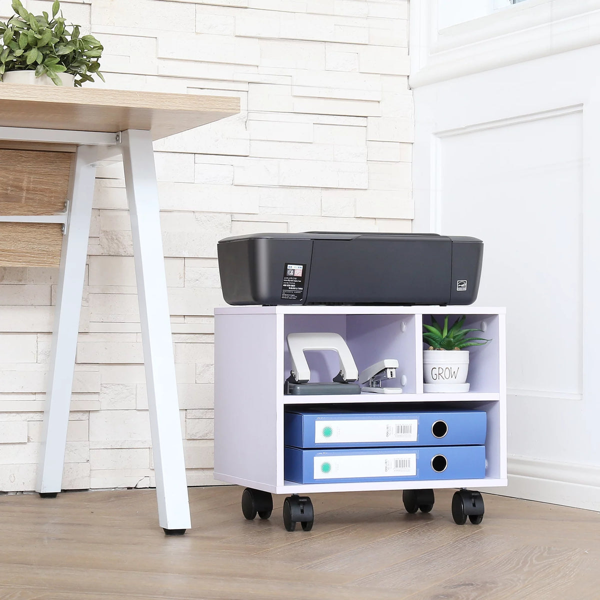 Printer Stand On Wheels Z35811