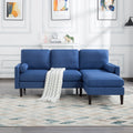 72 inch L-Shape Reversible Sectional Sofa with Two Pillows A5822