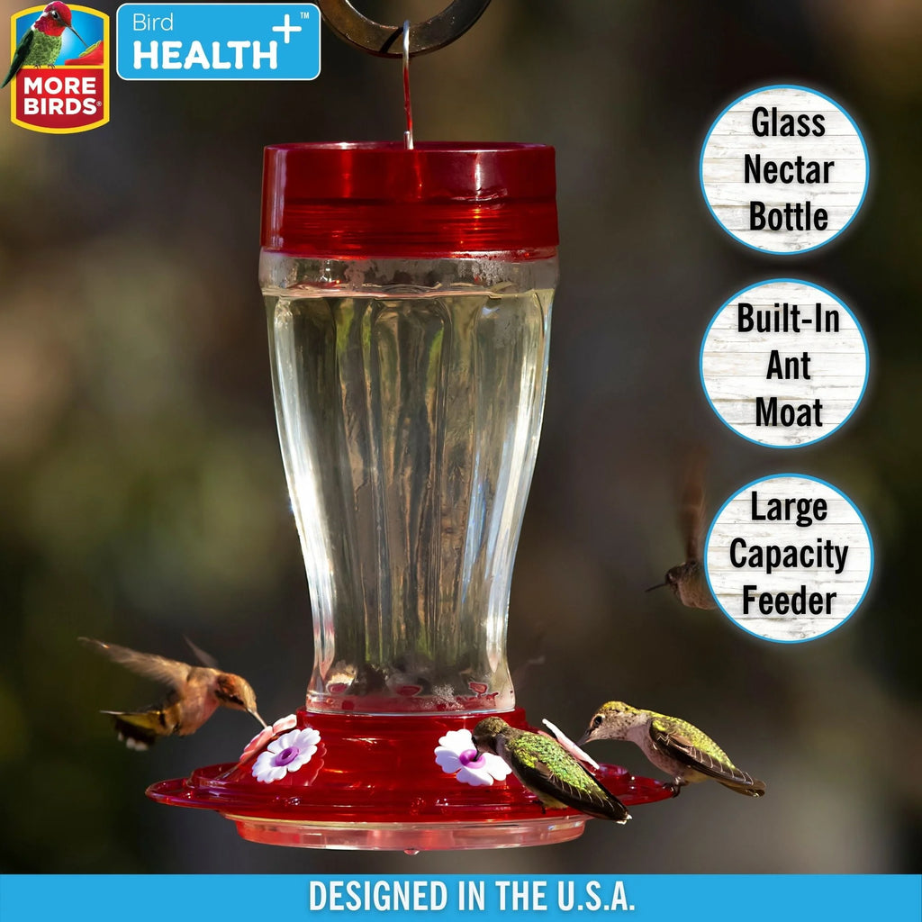 Hummingbird Feeder Glass Bottle 40-oz C938092
