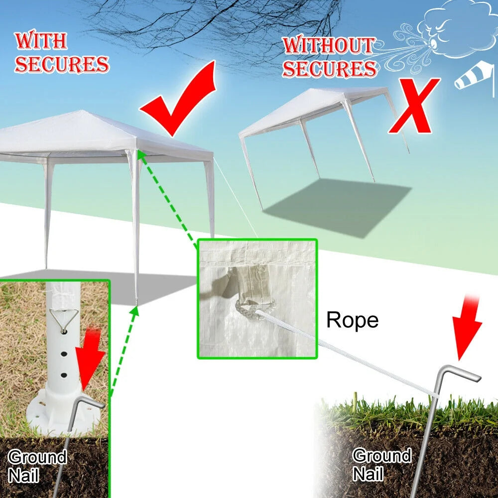 10'x10' Waterproof White Tent F10249