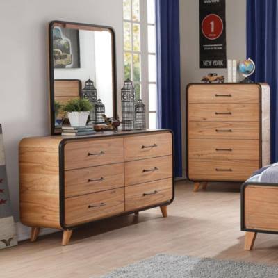 Oak Black Chest N51989