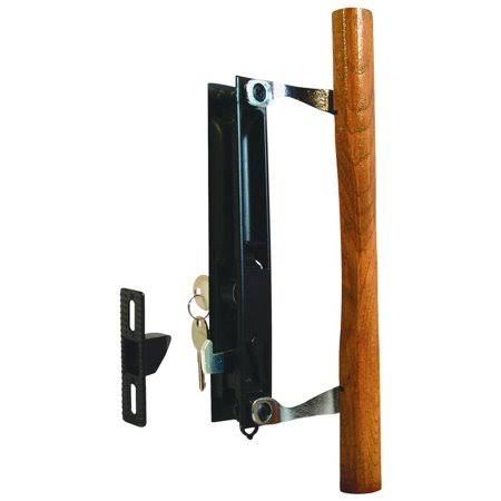 Black Sliding Glass Door Handle and Lock K606502