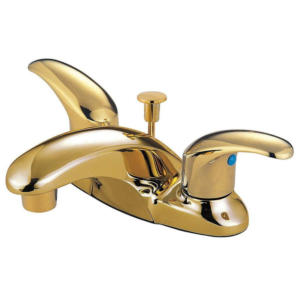 Satin Nickel Chrome Two-Handle Centerset Lavatory Faucet with Pop-Up I56754