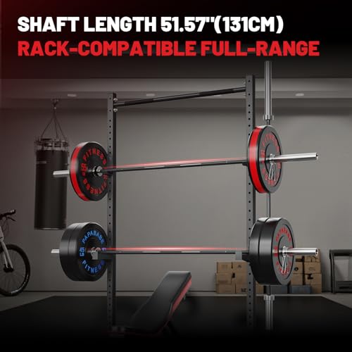 2-inch 45lb Olympic Barbell with Knurled Grip U15597