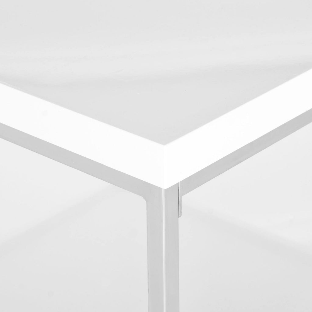White/Chrome Coffee Table S55683