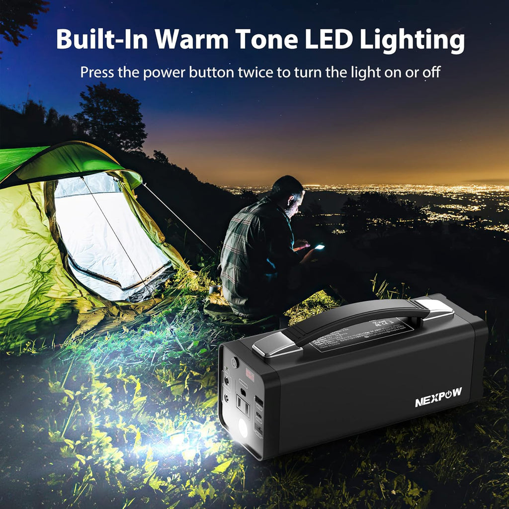 178Wh Portable Power Station with AC Outlet T715946