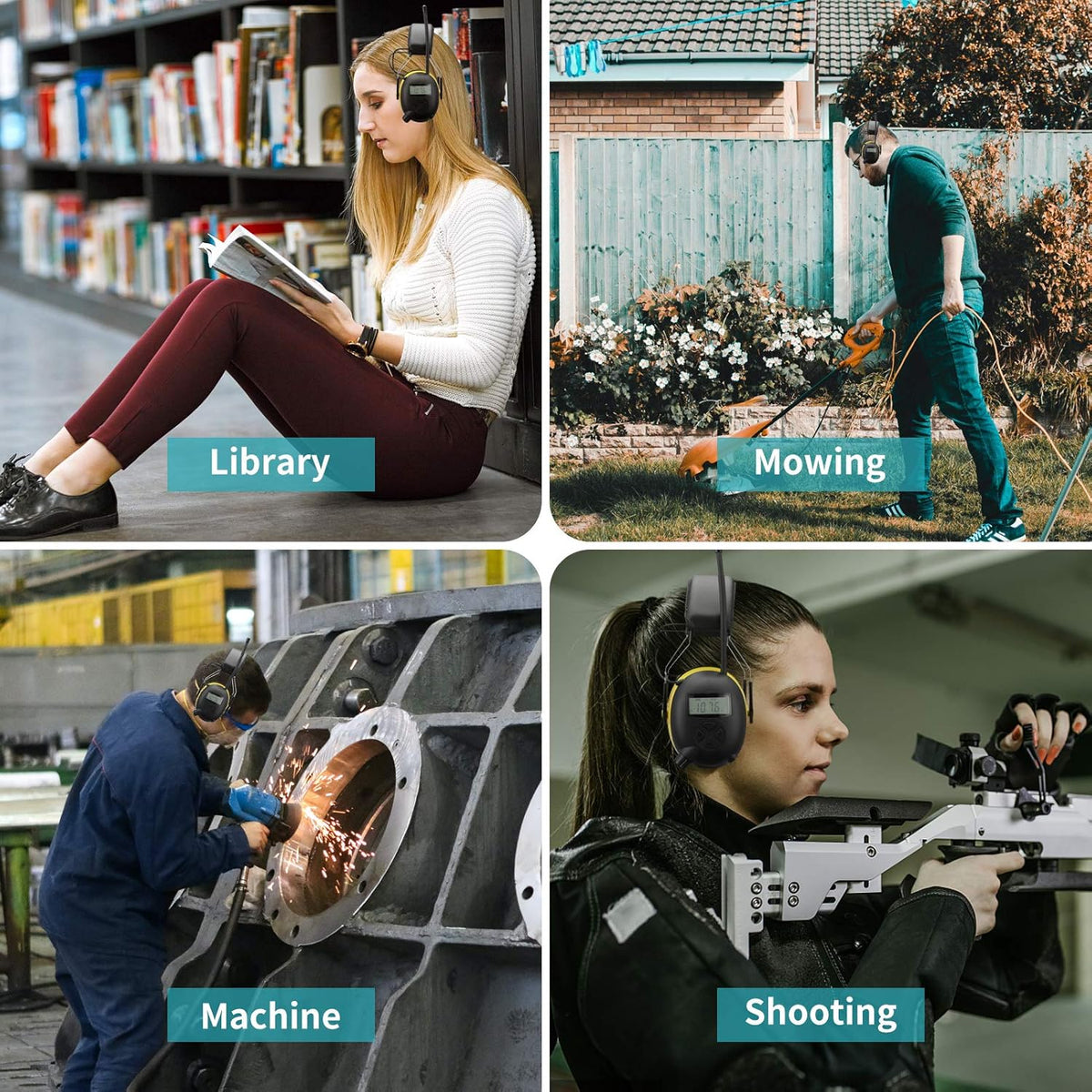 Am/Fm Radio 30db Noise Cancelling Ear Protection V9082