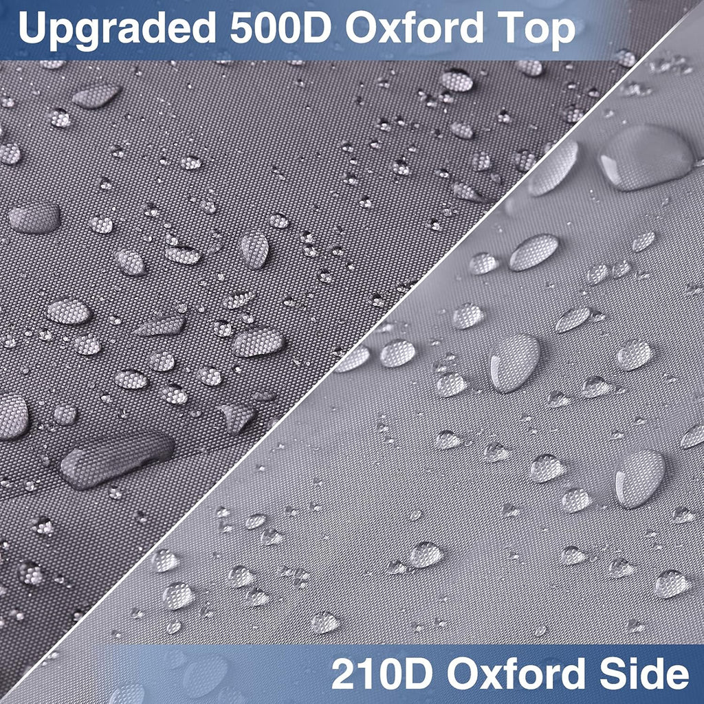Waterproof 500D Travel Trailer Cover with 4 Tire Covers I752
