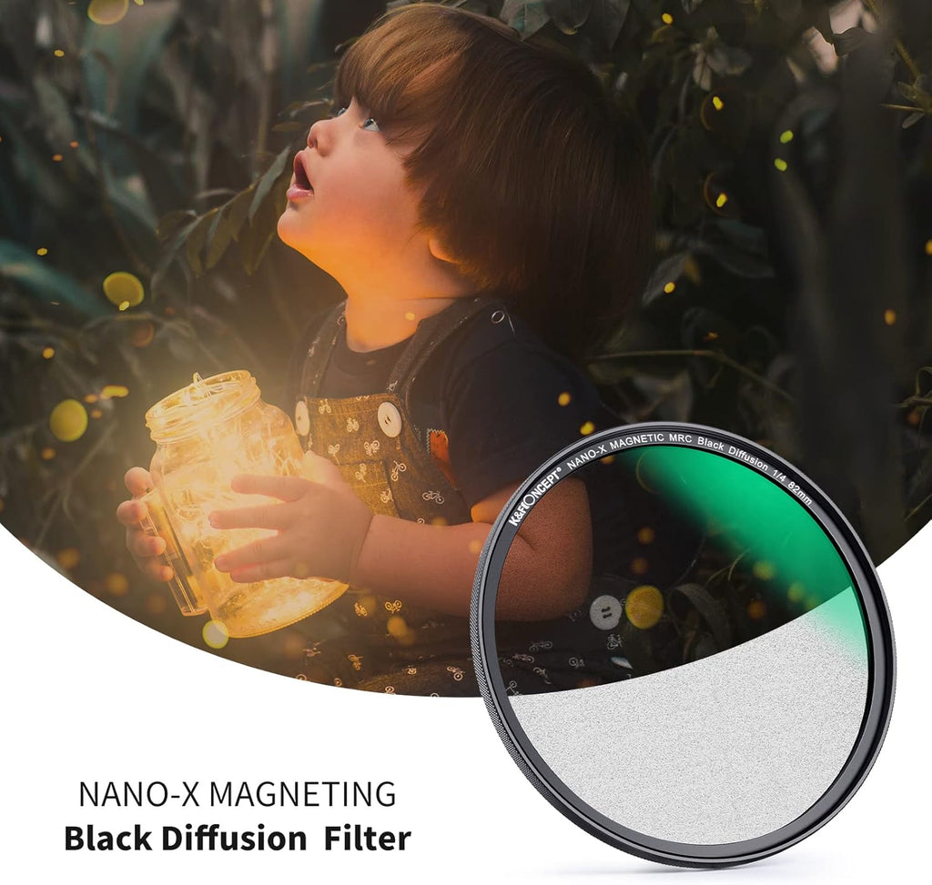 82mm Magnetic Black Soft Diffusion 1/4 Filter Kit F181909