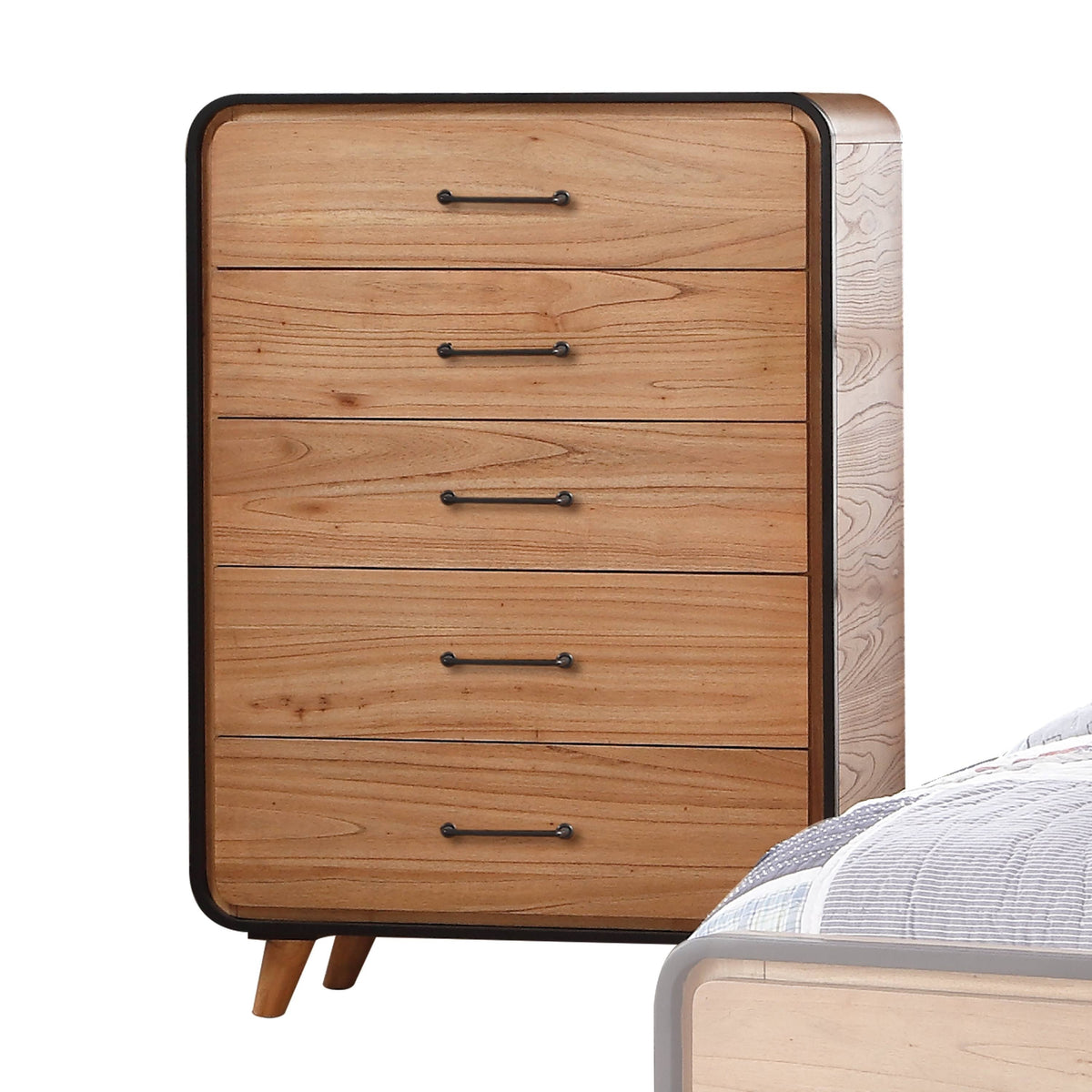 Oak Black Chest N51989
