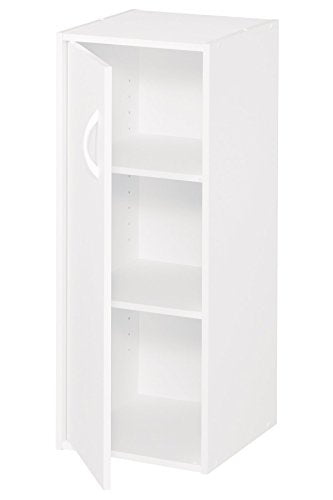 White Stackable 1-Door Organizer N971