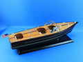 Wooden Chris Craft Triple Cockpit Model Speedboat 20x22 D498831