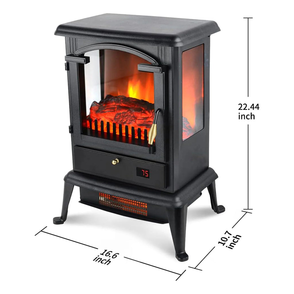 Electric Fireplace Heater Stove with Remote 2 Pack F5770