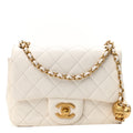 Quilted Lambskin Mini Flap White H202