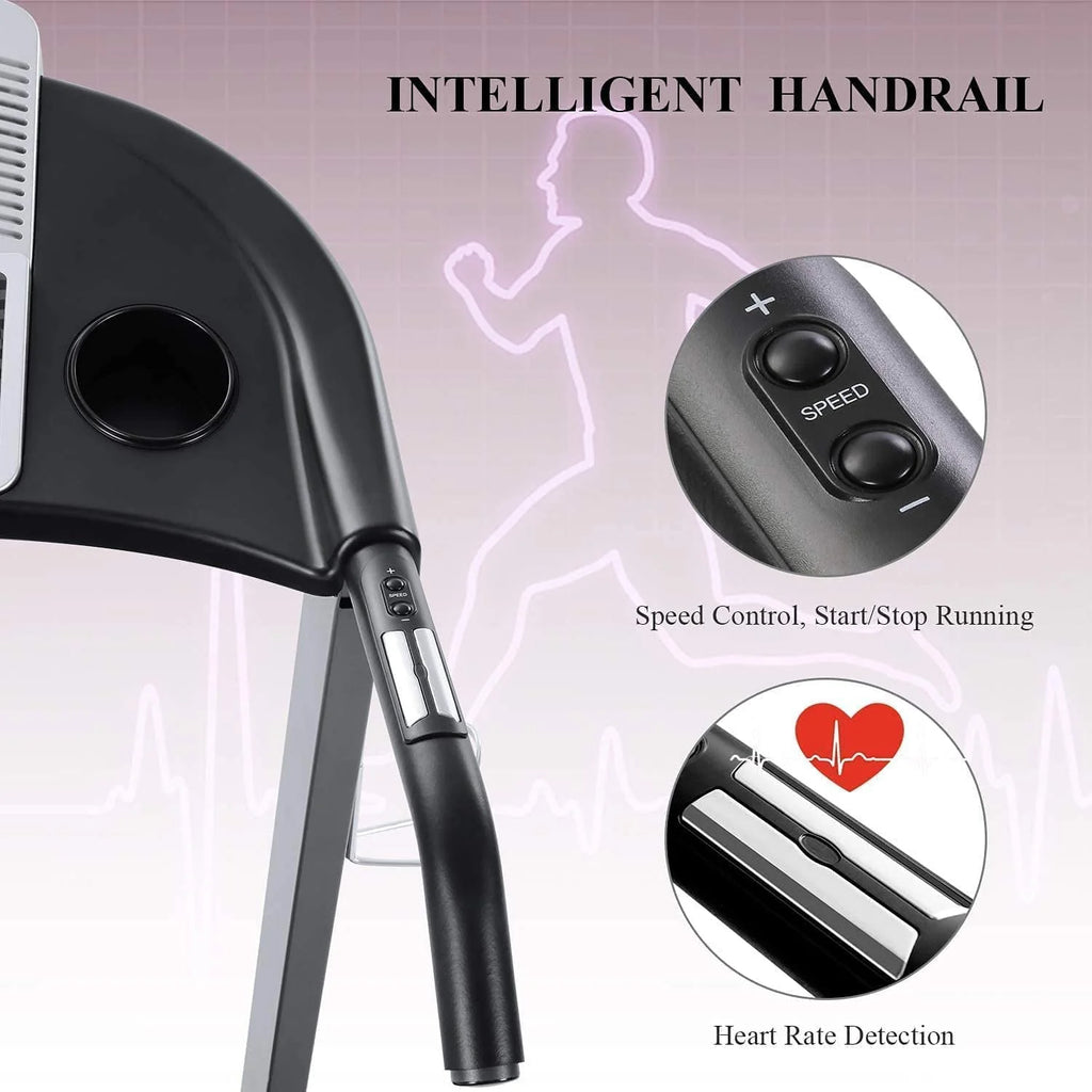 Foldable Electric Treadmill with 15 Pre-Set Programs H38112