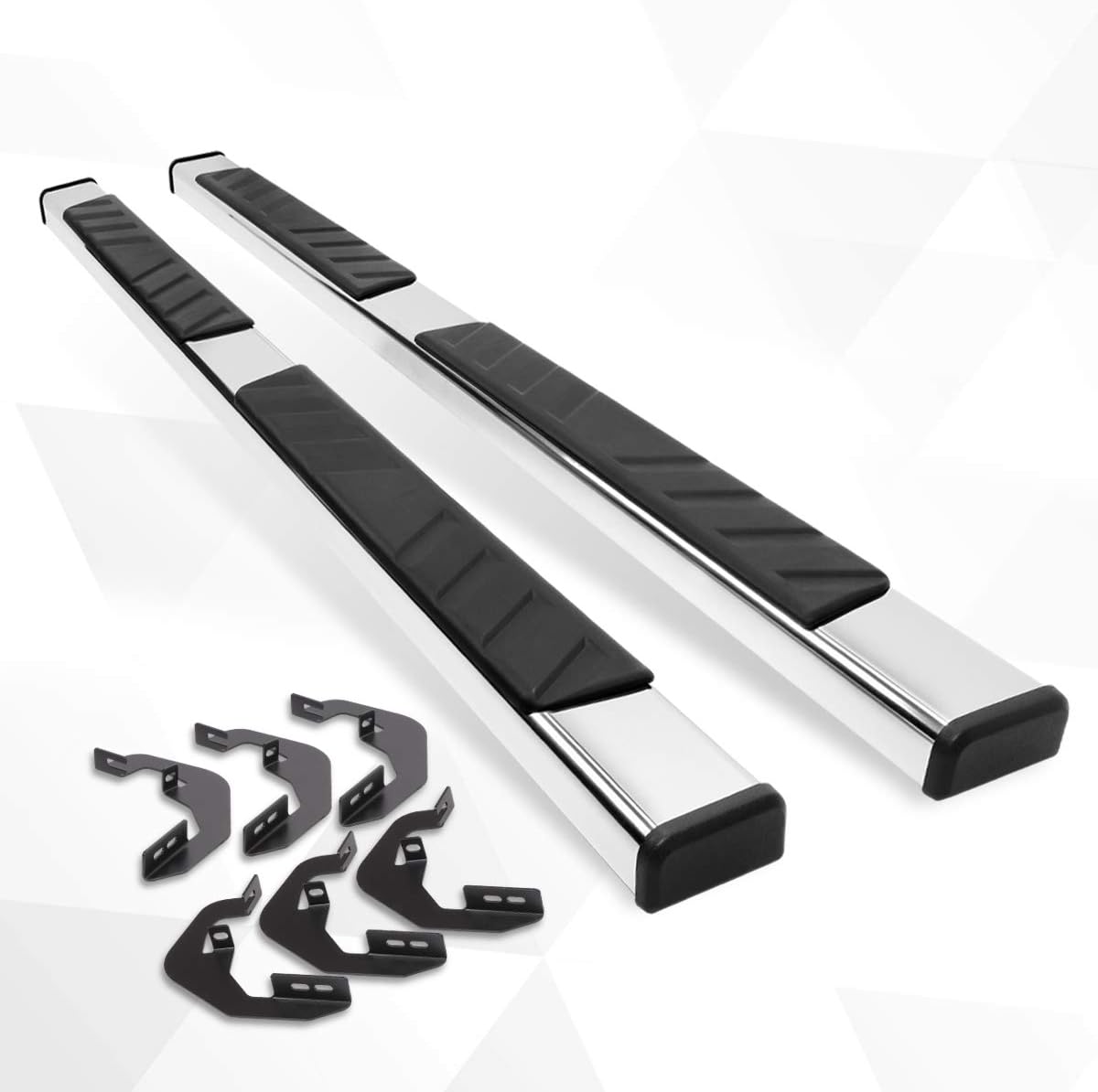 5 Inch Stainless Steel Running Boards Side Steps Bars T47722