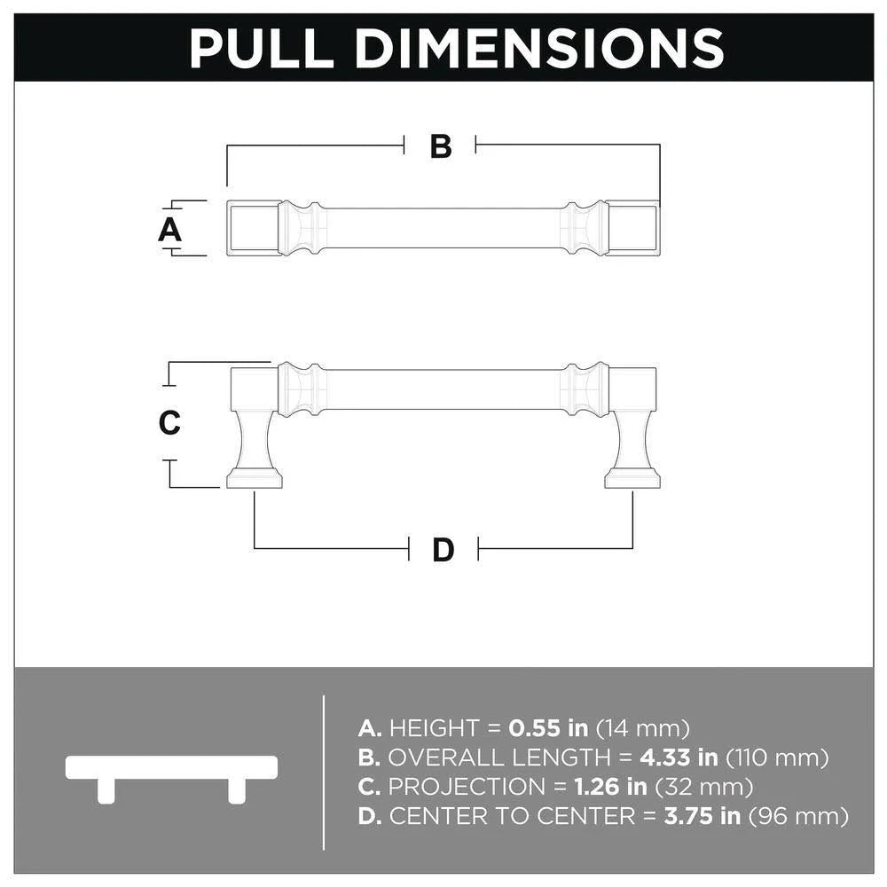 Champagne Bronze Cabinet Pull (25-Pack) P5549