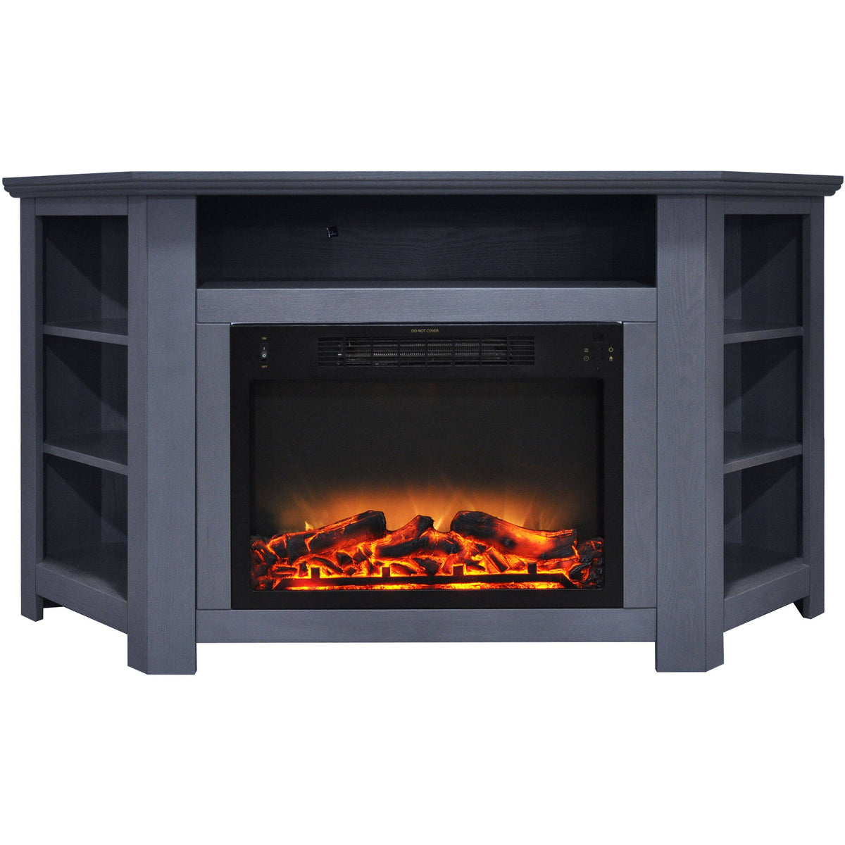 Electric Corner Slate Blue Fireplace Q179
