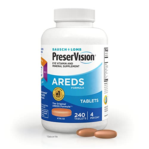 Eye Vitamin & Mineral Supplement Tablets 240 Count K791