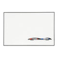 Porcelain Markerboard, Black, 36x22W x 48x22H Q410138