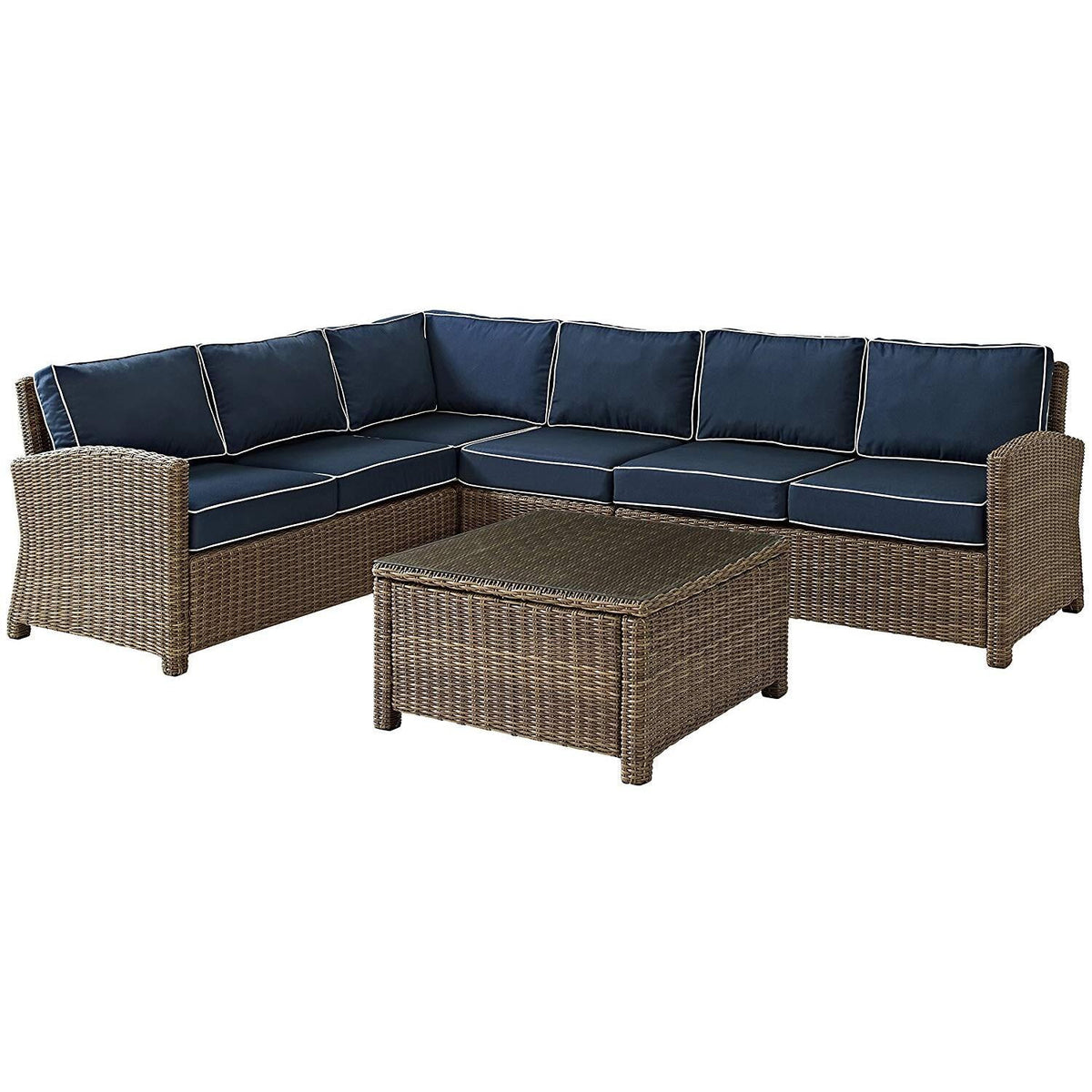 5Pc Outdoor Wicker Sectional Set J738544