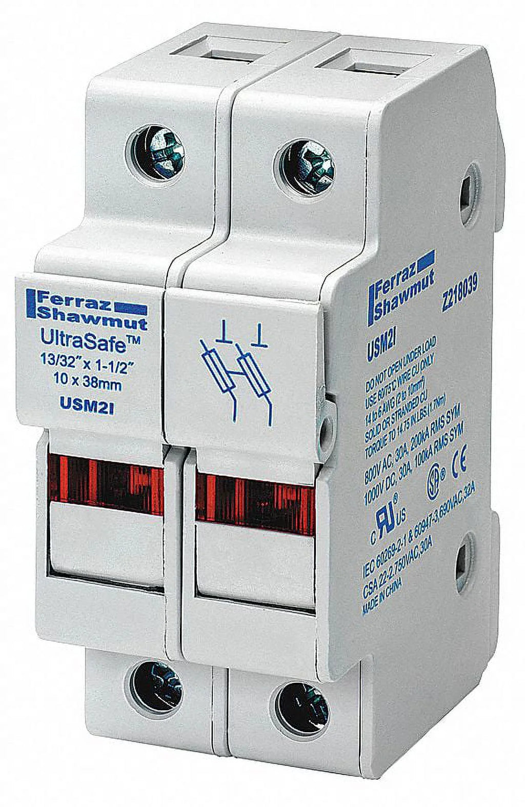 Fuse Block, 0 to 30A, 2 Pole B96600