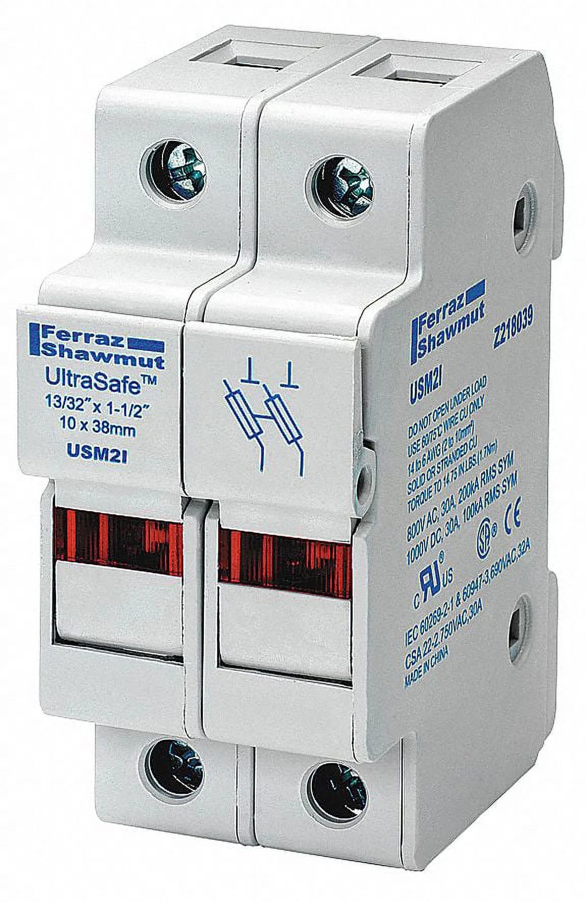Fuse Block, 0 to 30A, 2 Pole B96600