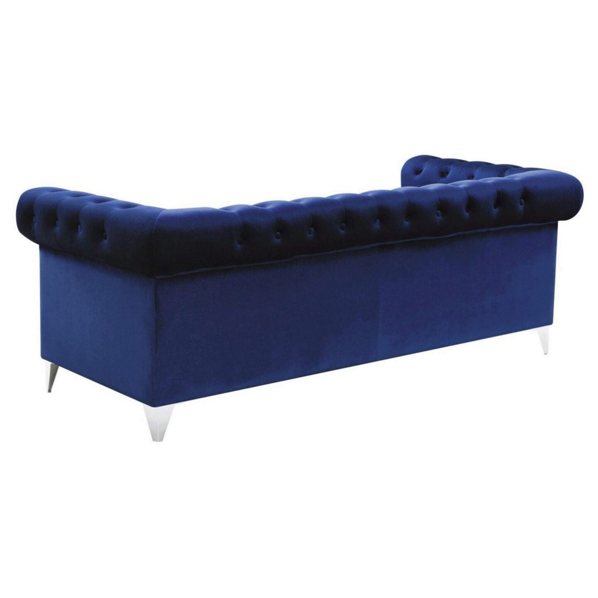 Blue Velvet Tuxedo Sofa G533