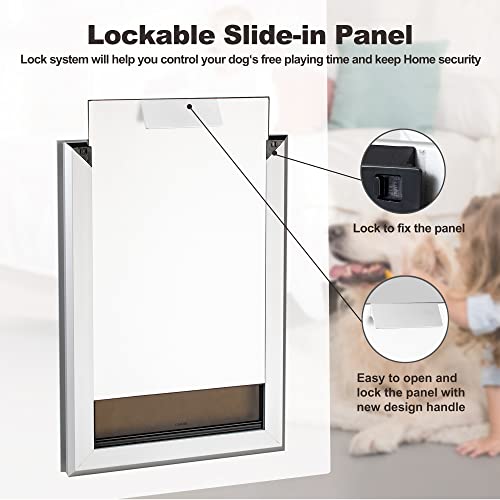 Heavy Duty Aluminum Insulated Dog Door V646840