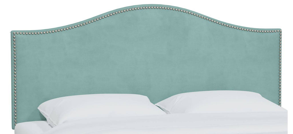 Twin Headboard in Velvet Caribbean T6704