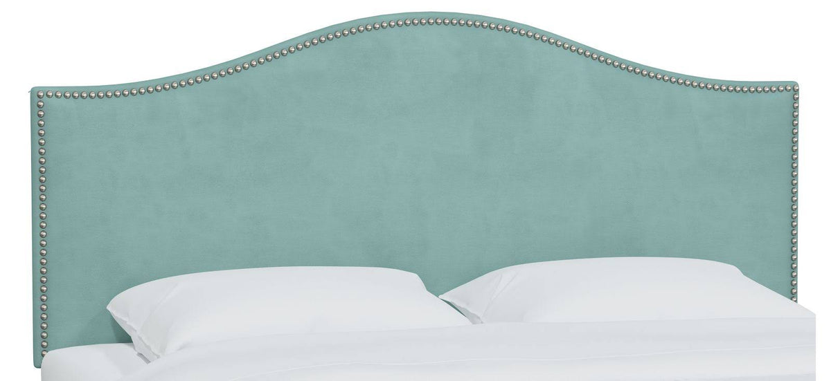 Twin Headboard in Velvet Caribbean T6704