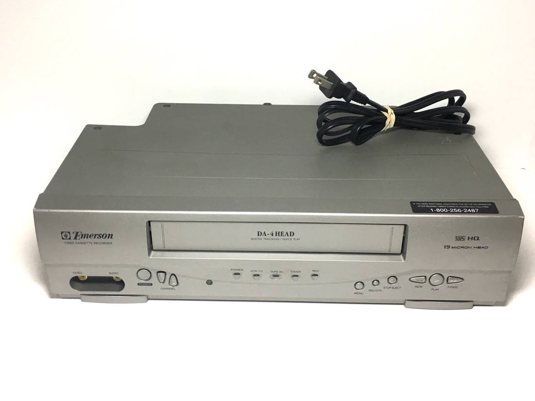 4-Head Video Cassette Recorder with On-Screen Programming Display E6178