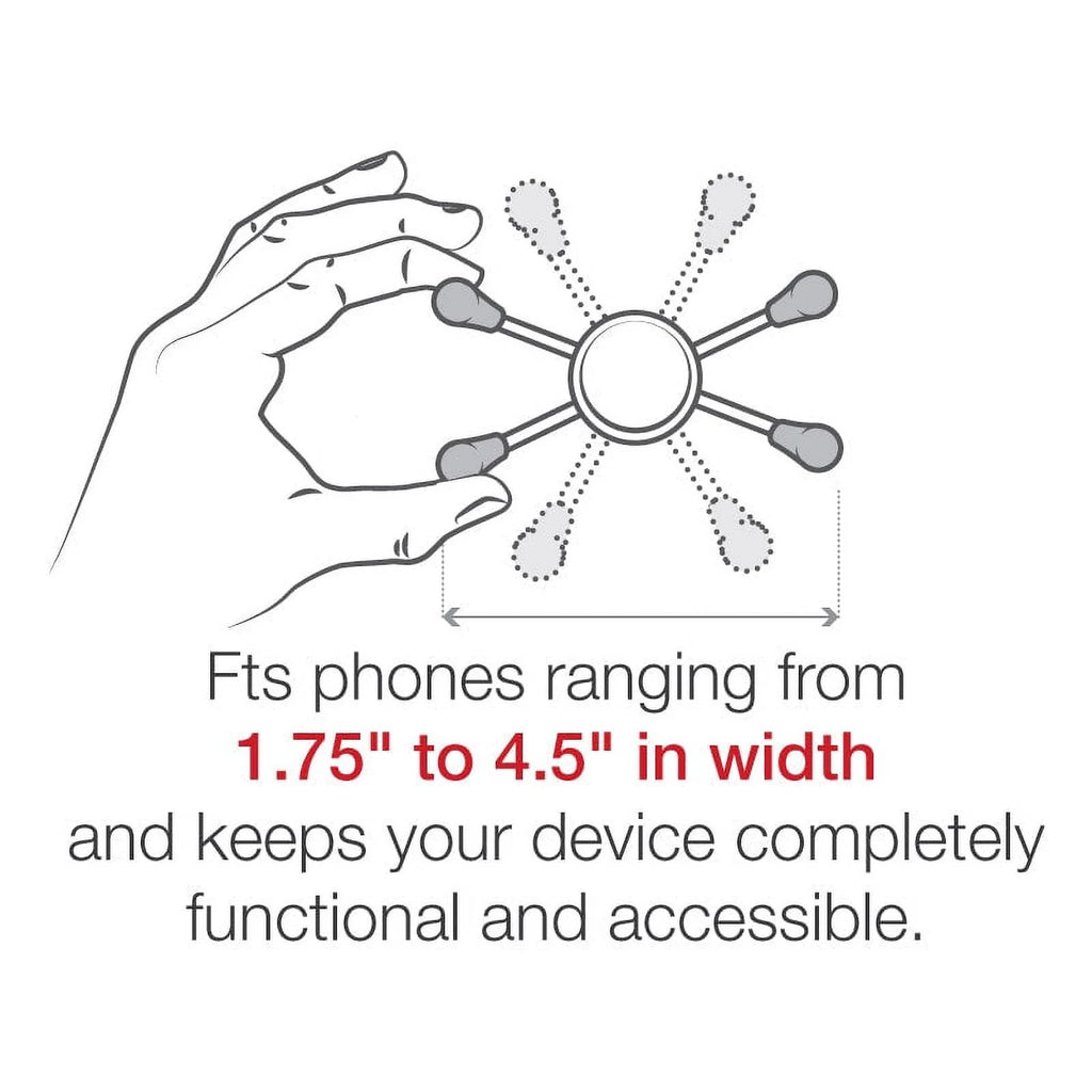 Large Phone Mount with Motorcycle Fork Stem Base E751772