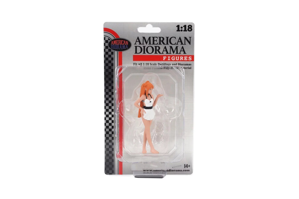 White 1/18 Scale Figurine H3115