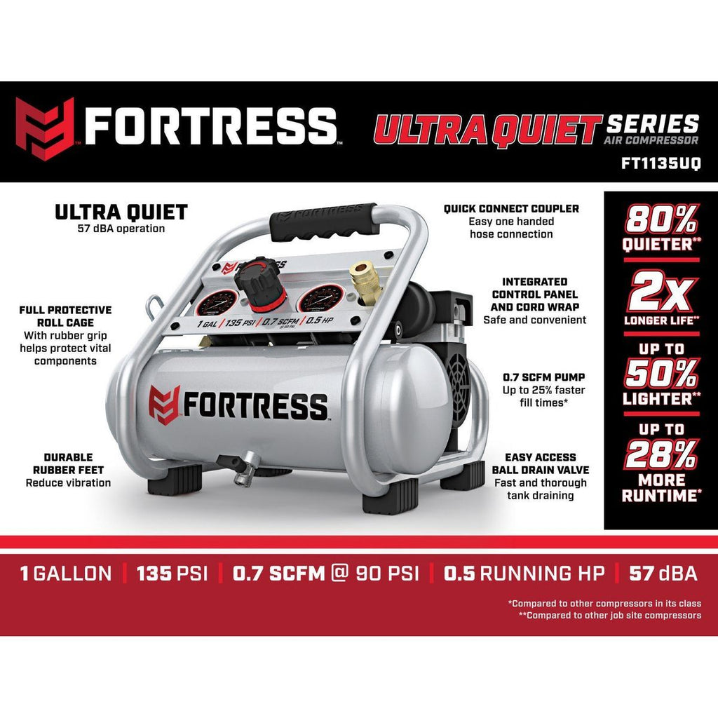 1 Gallon 135 PSI Oil-Free Air Compressor Z127150