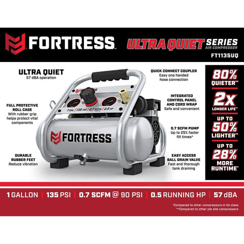 1 Gallon 135 PSI Oil-Free Air Compressor Z127150