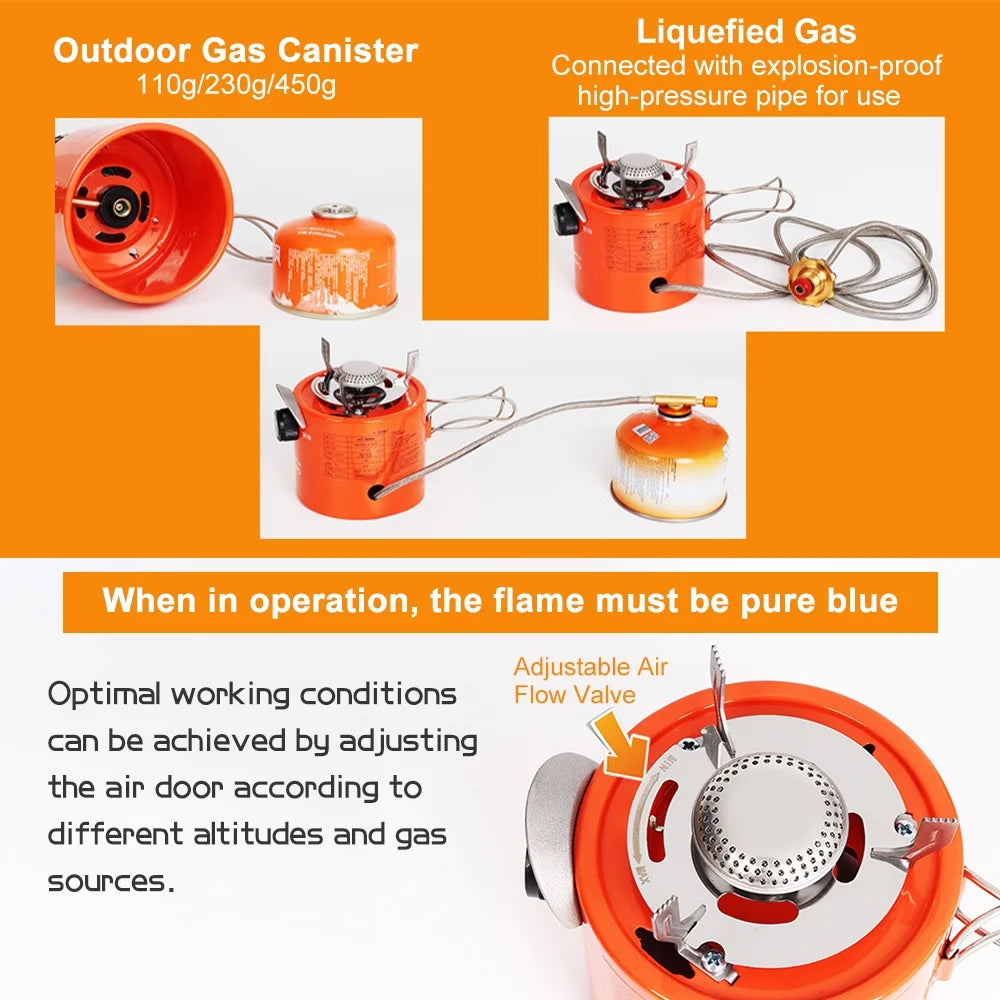 Portable Gas Heater 2000W Y778