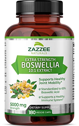 Boswellia 10:1 Extract 5000 mg 180 Vegan Capsules W603160