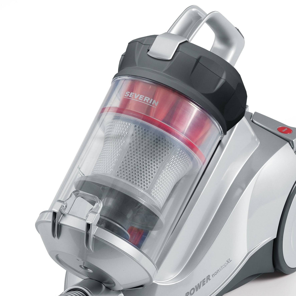 Bagless Canister Vacuum Cleaner, Corded, Polar Silver V69913