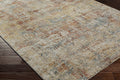 5x7 Tan Dark Blue Area Rug M9203