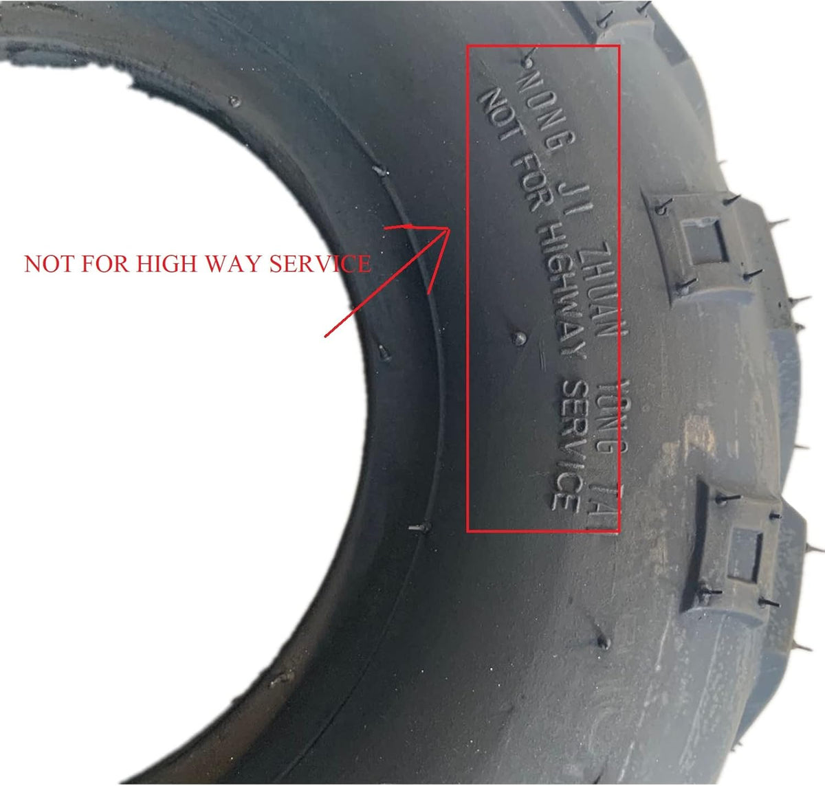 Set of 4 All Terrain ATV UTV Tires 25x8-12 Front 25x10-12 Rear 6PR P247970