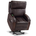 Power Lift Recliner Chair Sofa with Massage and Heat Faux Leather T911424