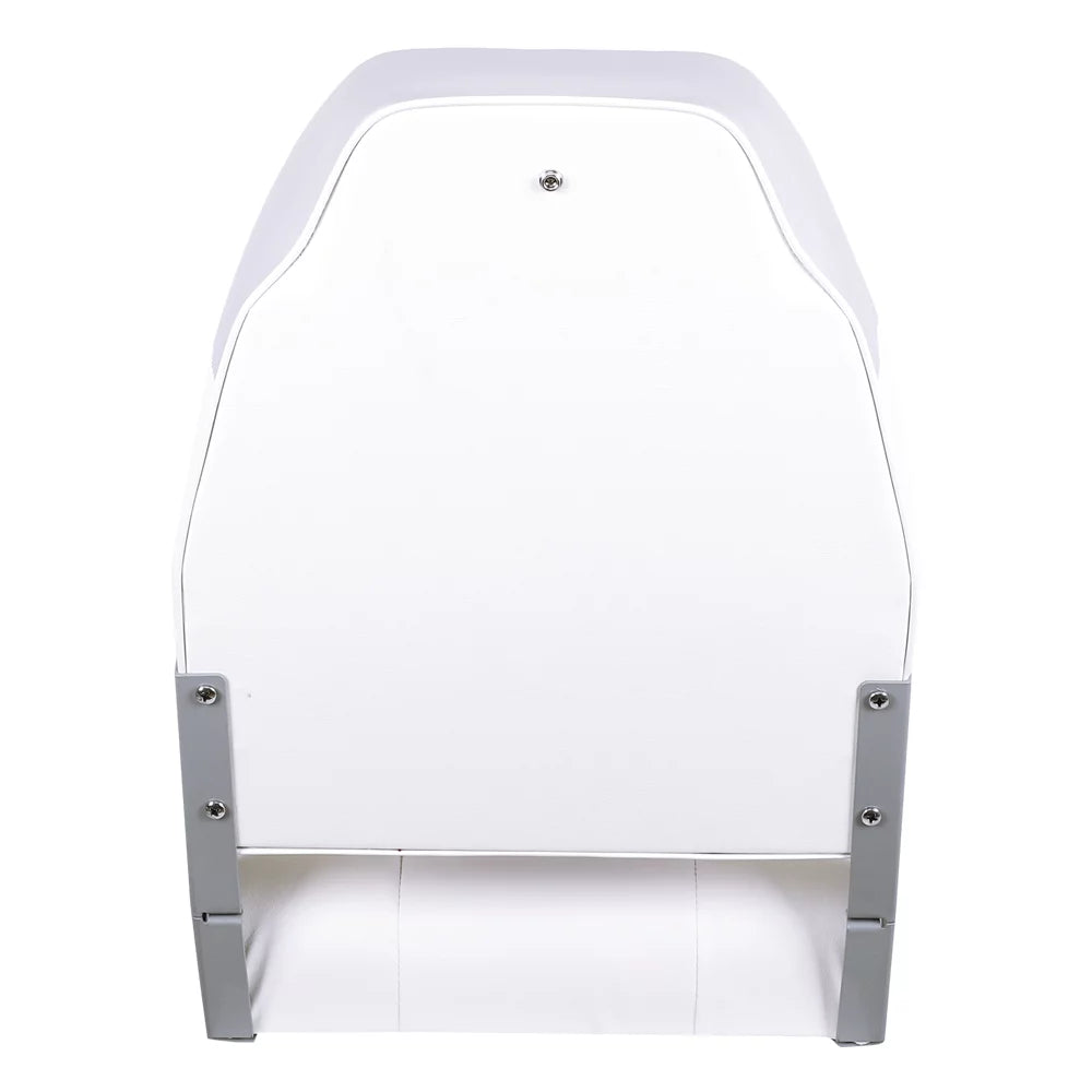 White/Burgundy/Navy High Back Folding Boat Seat D312323