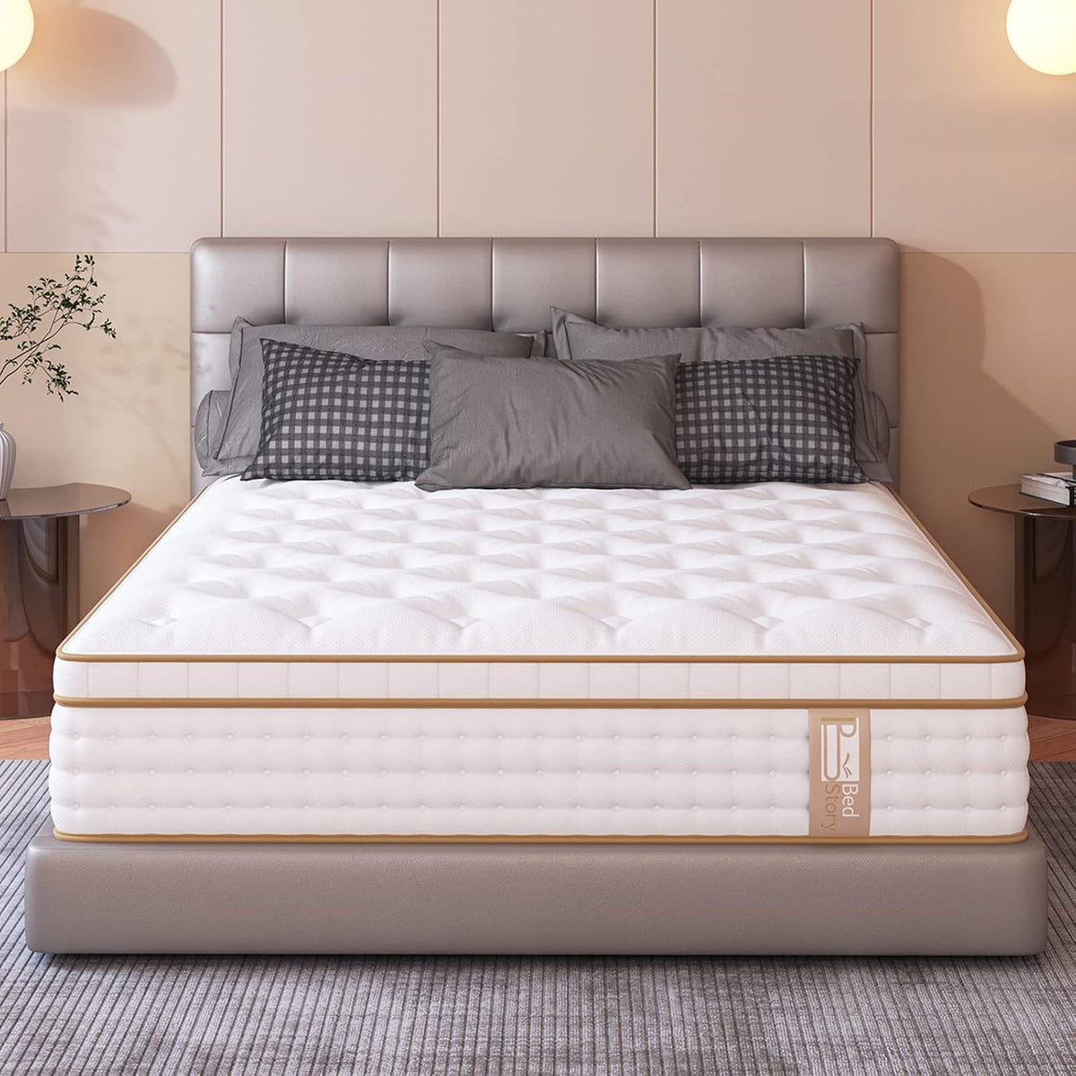 12 Inch Queen Gel Memory Foam Innerspring Mattress L4419