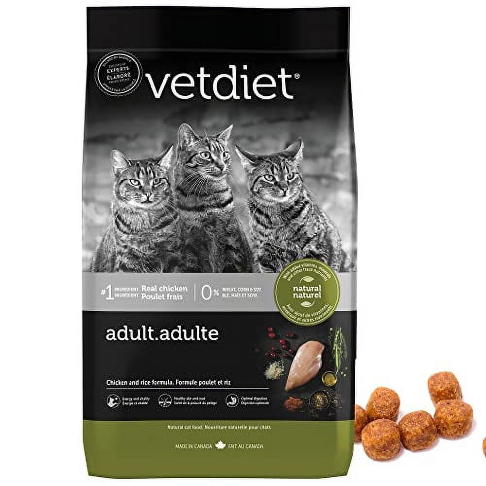 Chicken and Rice Adult Formula Cat Food, 7 lb L113244