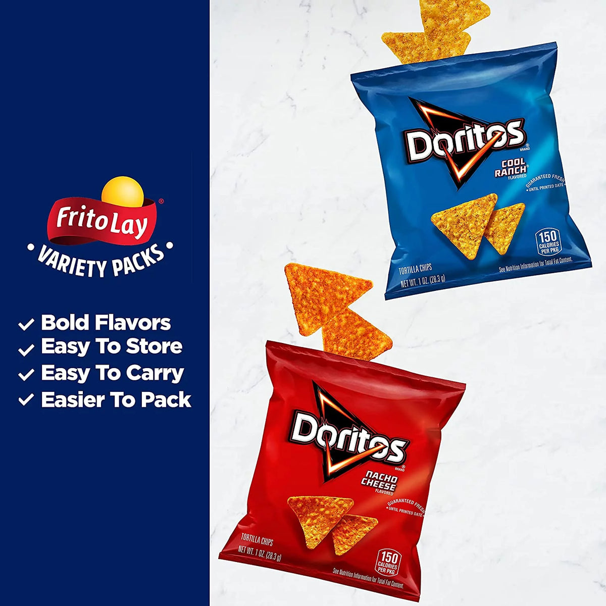 40 Count 1 oz Cool Ranch Tortilla Chips Multipack E266