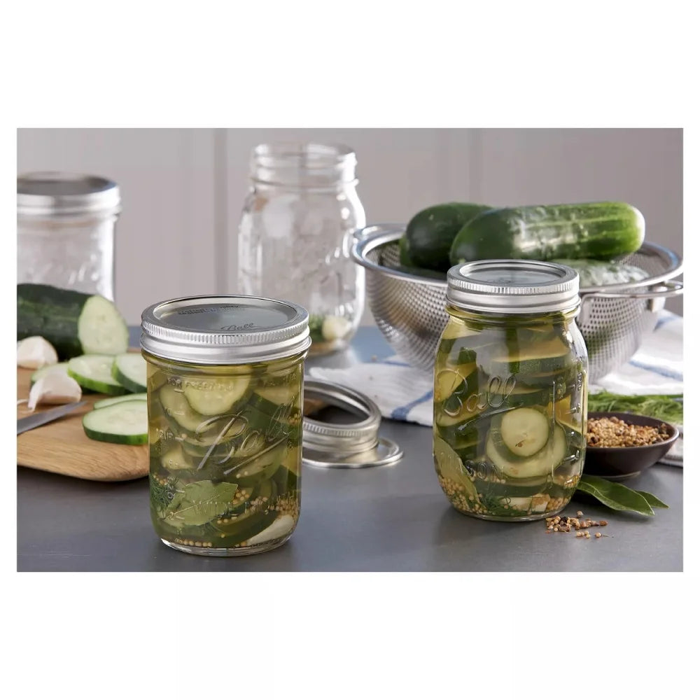 Regular Mouth Pint Glass Jar 16 oz 6-Pack Z98978
