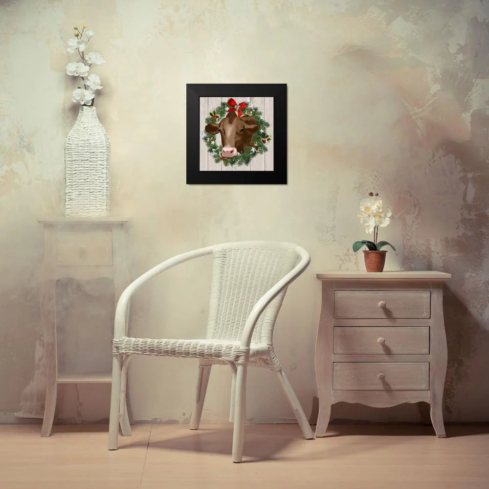 Black Modern Framed Art Print A948